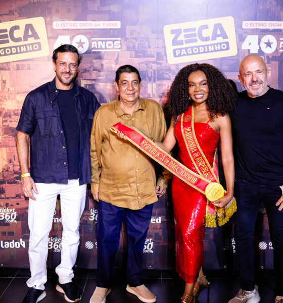 Caire Aoas, Zeca Pagodinho, Thelminha e Alvaro Aoas - Foto @timedefoto