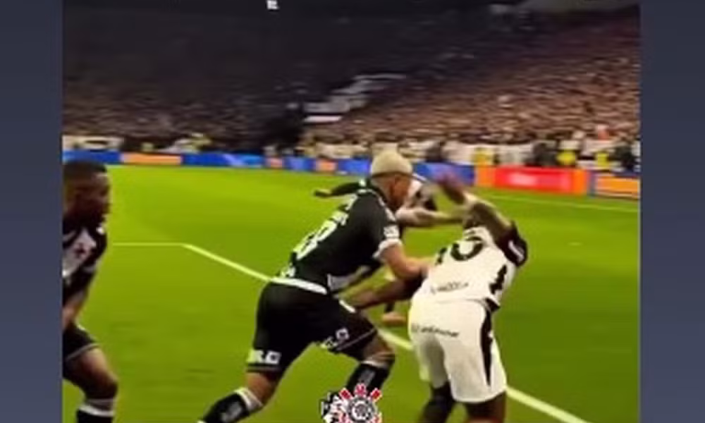 Memphis ironiza Barros após título do Corinthians em cima do Vasco — Foto: Reprodução