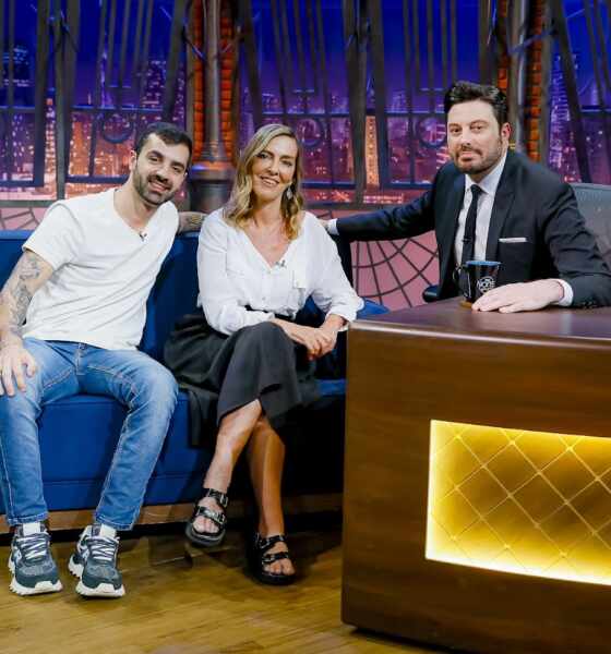 The Noite com Danilo Gentili recebe Dra. Tatiana Coelho e Bruno Drummond - (Lourival Ribeiro/SBT)