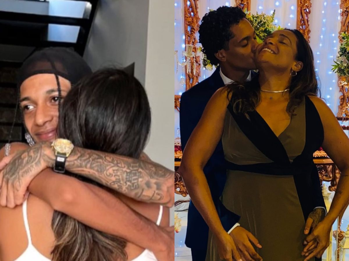 Márcia Gama e Oruam (Reprodução Instagram @marciiagama)