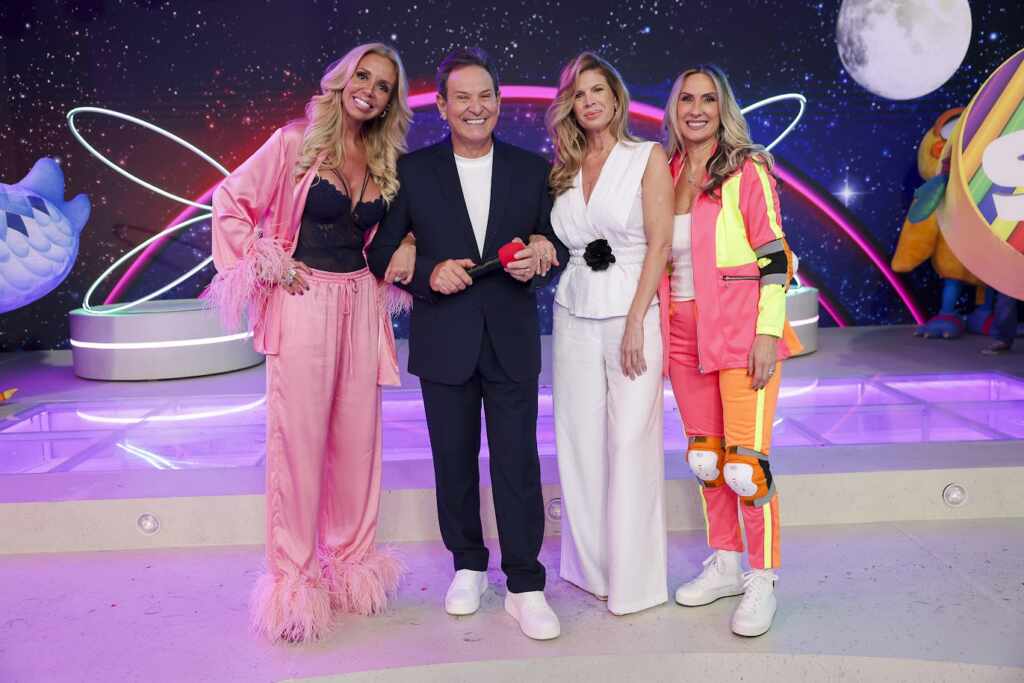 Renata Banhara, Cida Marques, Katia Romão e Luis Ricardo - Foto Rogerio Pallatta/SBT