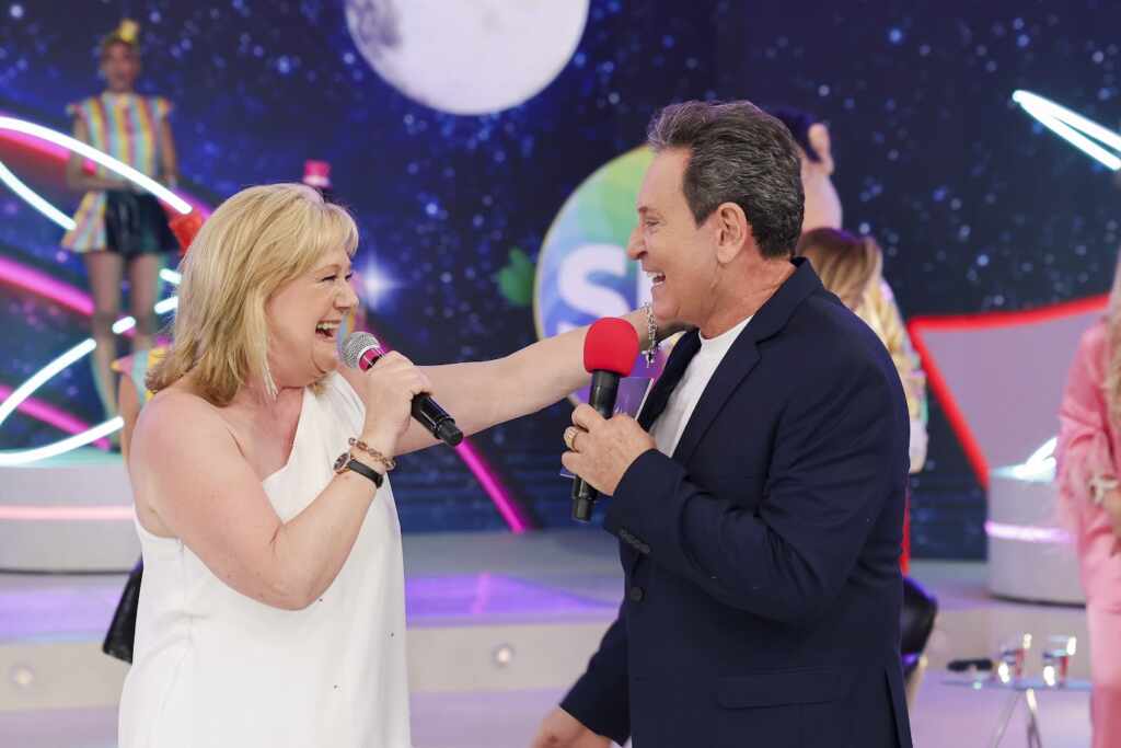 Nicki French e Luis Ricardo - Foto Rogerio Pallatta/SBT