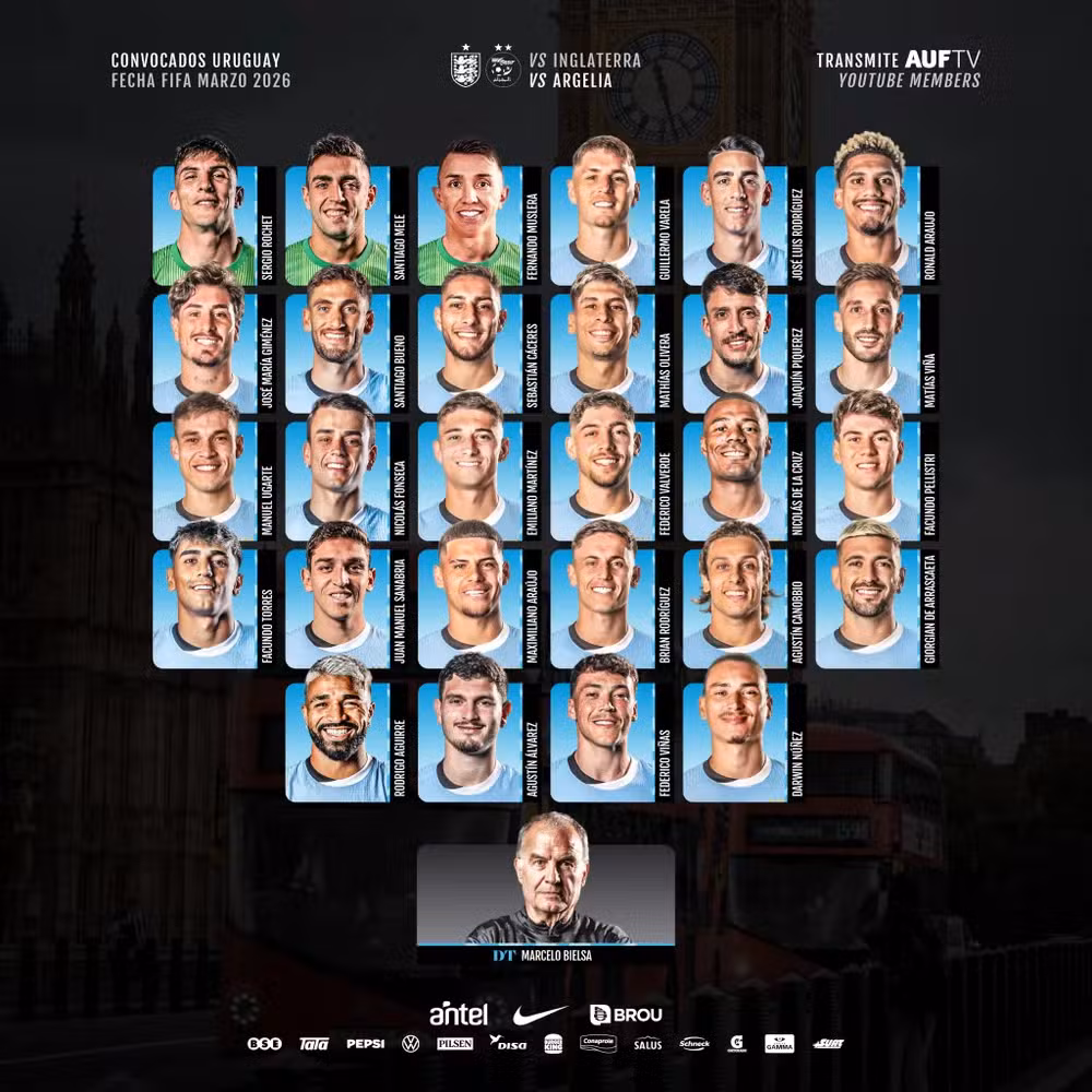 Foto: Divulgação/Uruguai