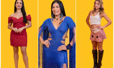 Jordana, Marciele e Samira - Foto Reprodução Instagram