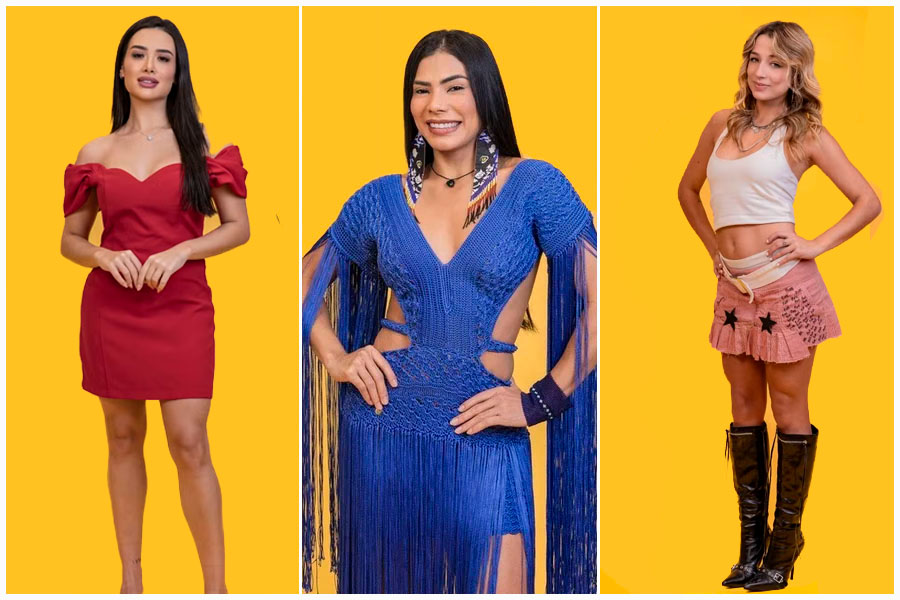 Jordana, Marciele e Samira - Foto Reprodução Instagram