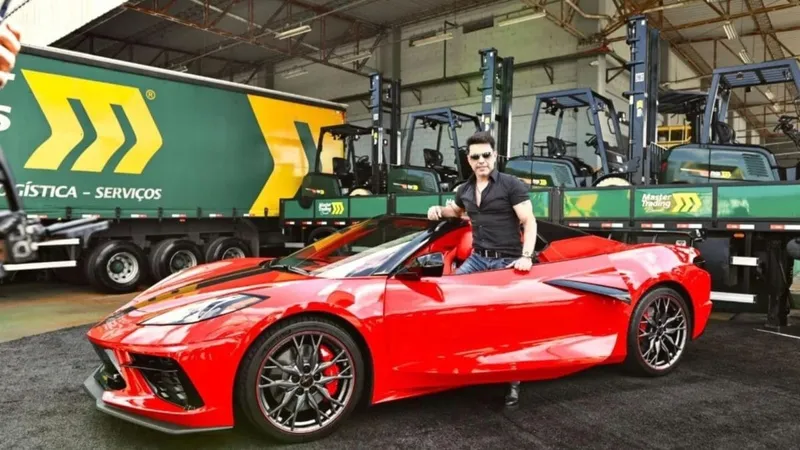 Zezé Di Camargo com novo Corvette Reprodução/Instagram/@zezedicamargo
