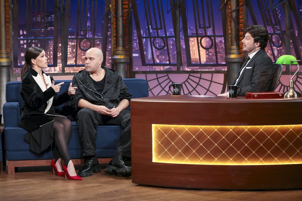 Tiago Abravanel e Fabi Bang, protagonistas de Shrek - Foto: Lourival Ribeiro/SBT