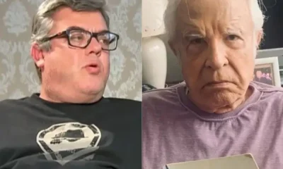 Cid Moreira e o Filho Rodrigo - Foto Divulgação