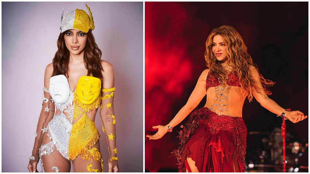 Anitta e Shakira - Foto Reprodução Instagram