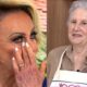 Ana Maria Braga e sua mãe, Dona Lourdes - Foto Reprodução/Internet