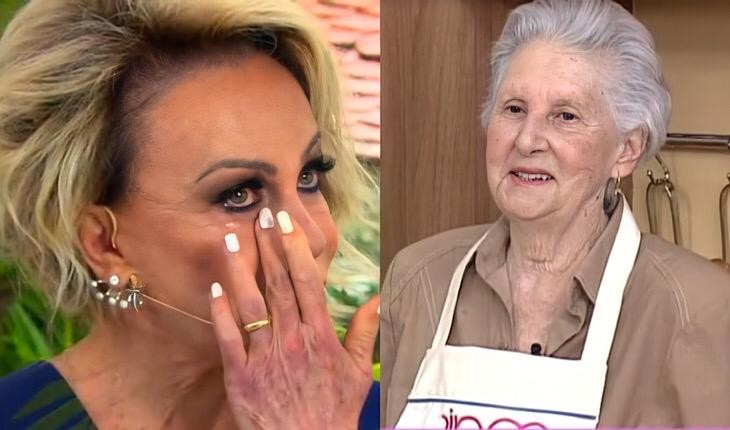 Ana Maria Braga e sua mãe, Dona Lourdes - Foto Reprodução/Internet