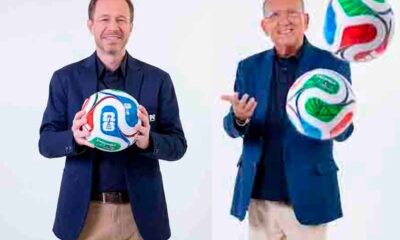 Galvão Bueno e Tiago LeifertFoto Divulgação - Rogerio Pallatta/SBT