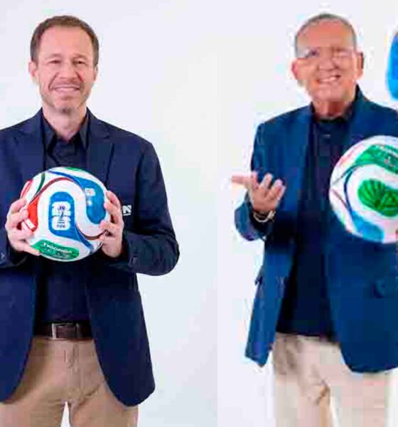 Galvão Bueno e Tiago LeifertFoto Divulgação - Rogerio Pallatta/SBT