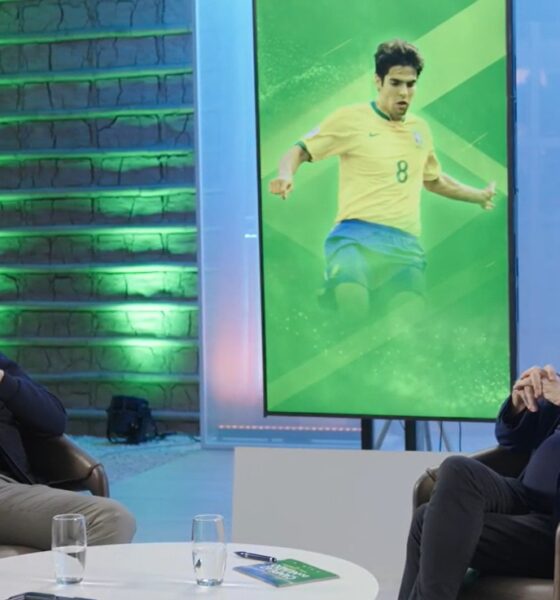 Kaká e Galvão Bueno - Foto Divulgação