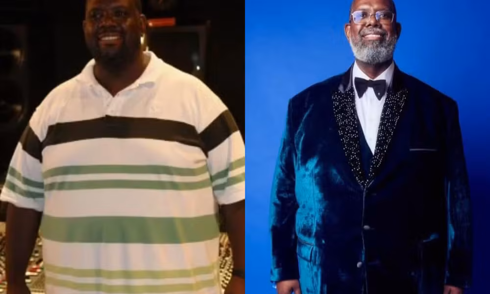Péricles antes x depois de emagrecer cerca de 60kg — Foto: Reprodução / Instagram