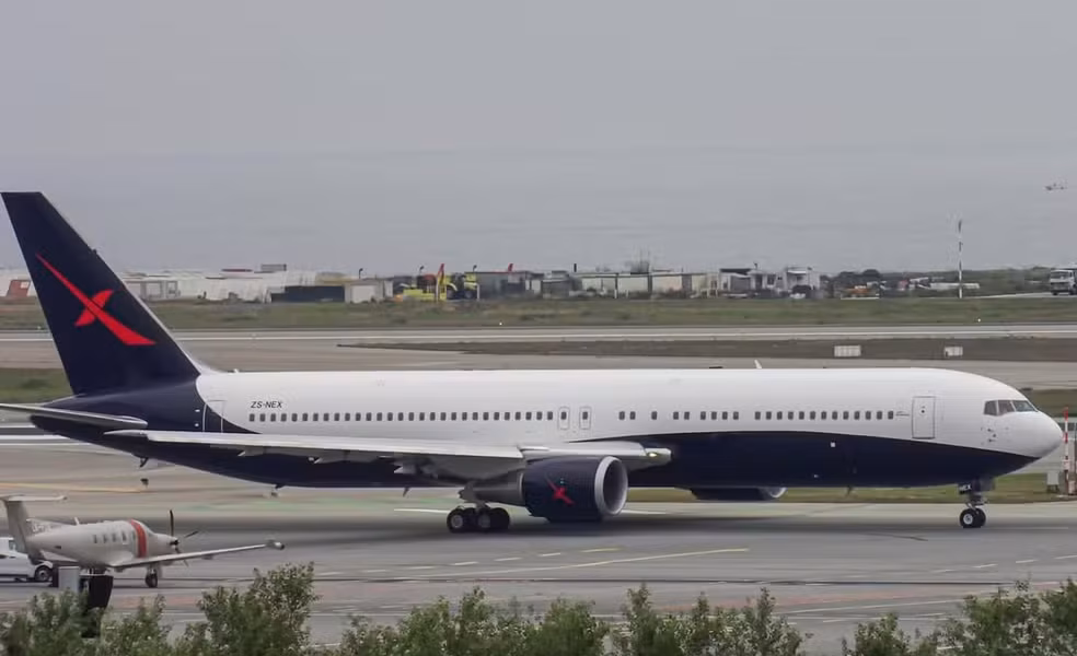 Aeronave que vai levar a seleção brasileira para a Copa do Mundo de 2026. — Foto: Reprodução