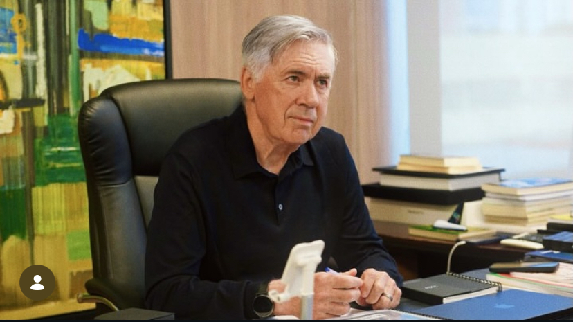 Carlo Ancelotti - Foto Reprodução Instagram