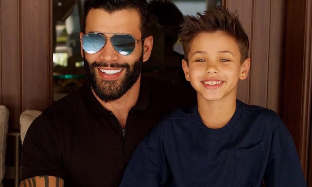 Gusttavo Lima e Samuel - Foto Instagram:@gusttavolima