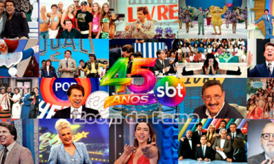 SBT 45 Anos - Arte da Foto: Zoom da Fama