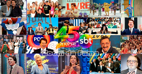 SBT 45 Anos - Arte da Foto: Geovani Moreira