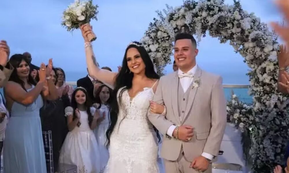Cantora Perlla e Patrick Abrahão - Foto Reprodução