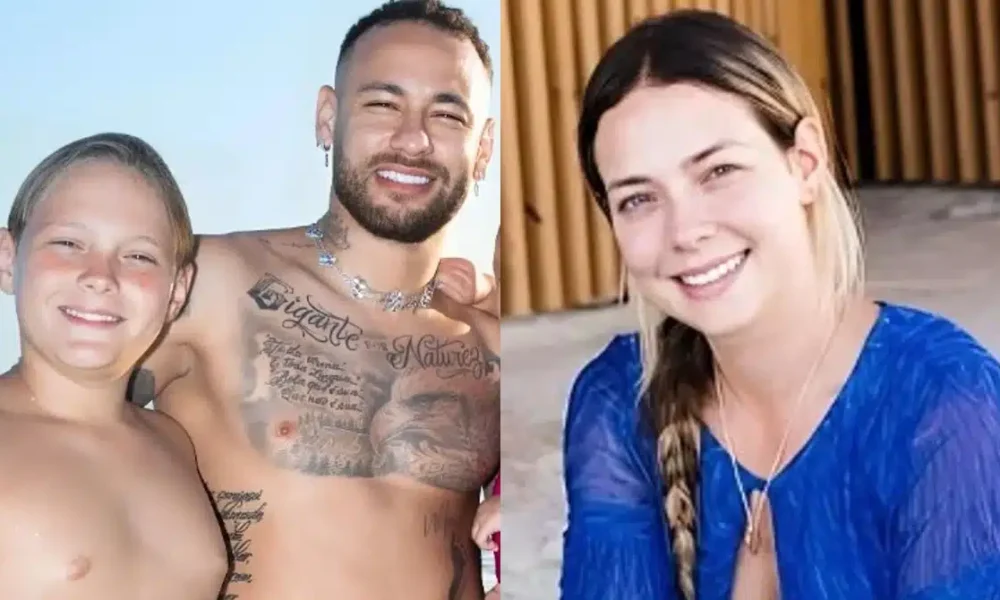 Davi Lucca, Neymar Jr e Carol Dantas - Foto Instagram
