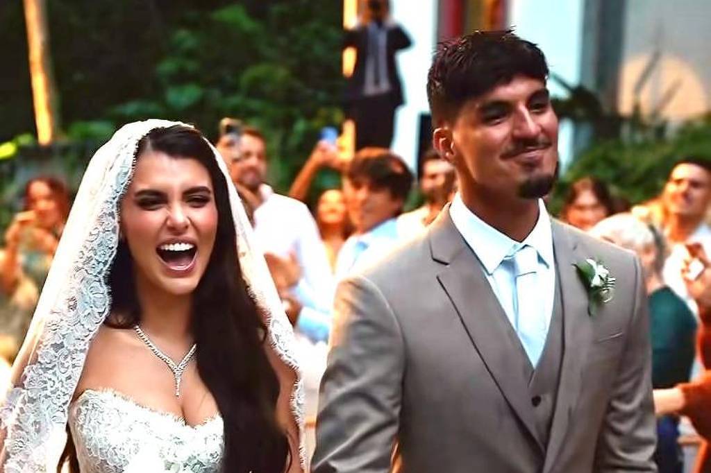 Gabriel Medina e Isabella Arantes - Reprodução