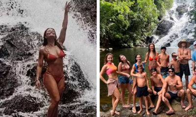 JU Paes, com familia e Amigos - Foto Reprodução Instagram