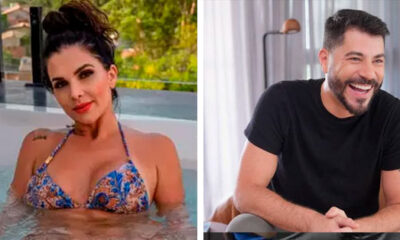 Luiza Ambiel e Evaristo Costa - Fotos Reprodução Instagram