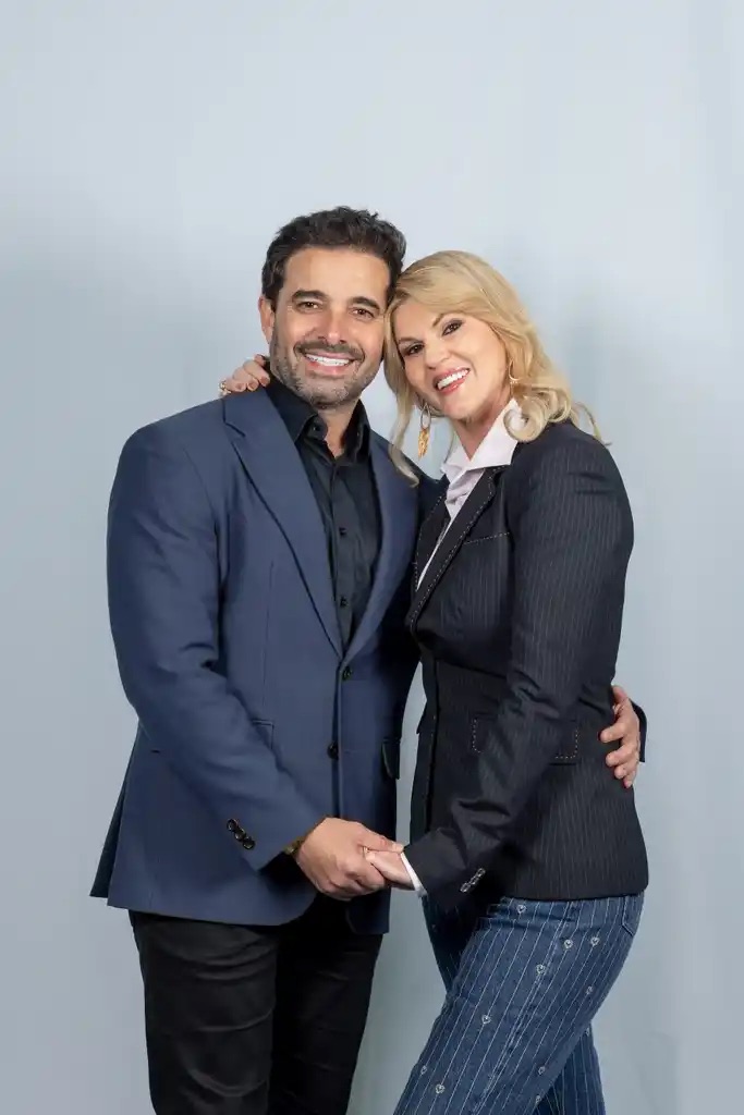 Val Marchiori e o marido, Dr. Amilton Augusto - Foto Divulgação