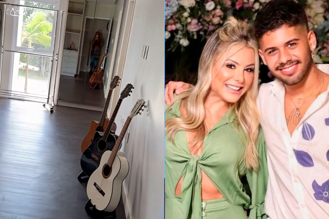 Poliana Rocha e Zé Felipe - Foto Instagram