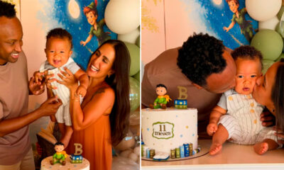 Thiaguinho, Bento e Carol Peixinho - Foto Instagram
