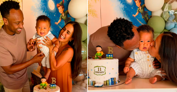 Thiaguinho, Bento e Carol Peixinho - Foto Instagram