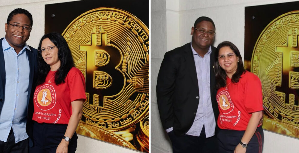 À esquerda, Christian Malheiros e Lorena Comparato caracterizados para o filme “O Faraó dos Bitcoins”. Crédito- Guilherme Leporace