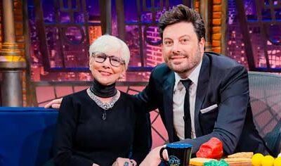 Gisela Savioli no The Noite - Foto Divulgação SBT