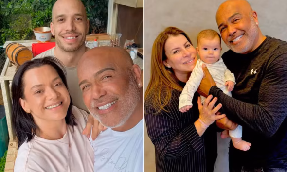 Rick com os filhos e esposa - Foto Reprodução:Instagram