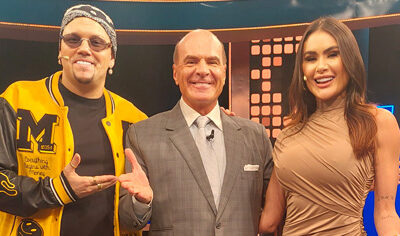 Yuri Hawaiano, Marcelo de Carvalho e Natacha Horana - crédito Divulgação RedeTV!