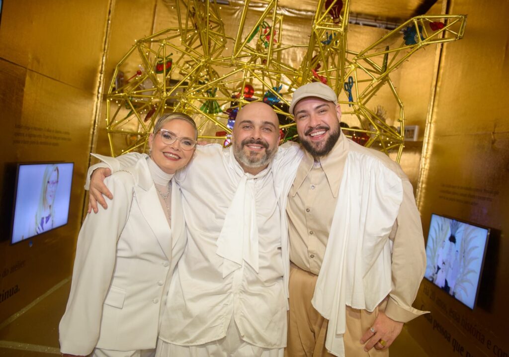 Cíntia Abravanel, Bruno Oliveira e Thiago Abravanel - Foto Divulgação Felipe Araujo
