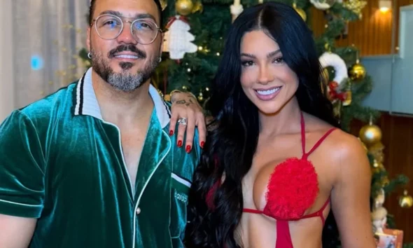 Belo e Rayane Foto Reprodução Instagram