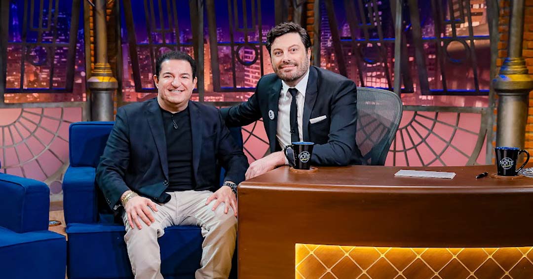 Danilo Gentili - The Noite Foto Divulgação SBT