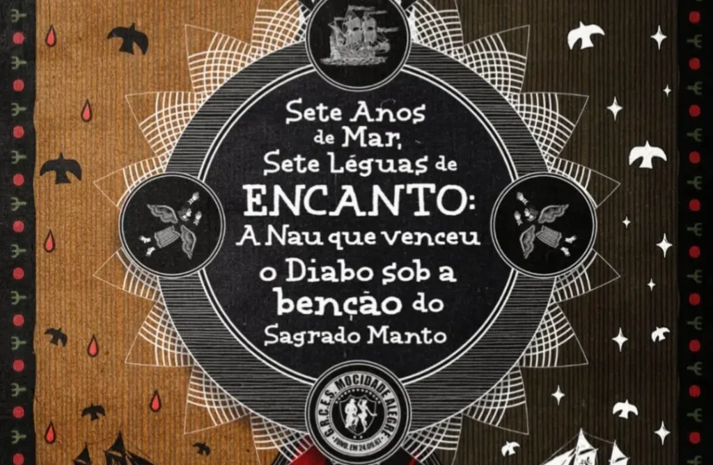 Logotipo do enredo da Mocidade Alegre 2027. Foto- Divulgação