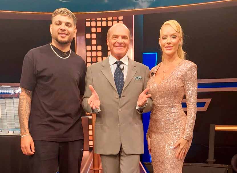 MC WM, Marcelo de Carvalho e Denise Dias - crédito- Divulgação RedeTV!_