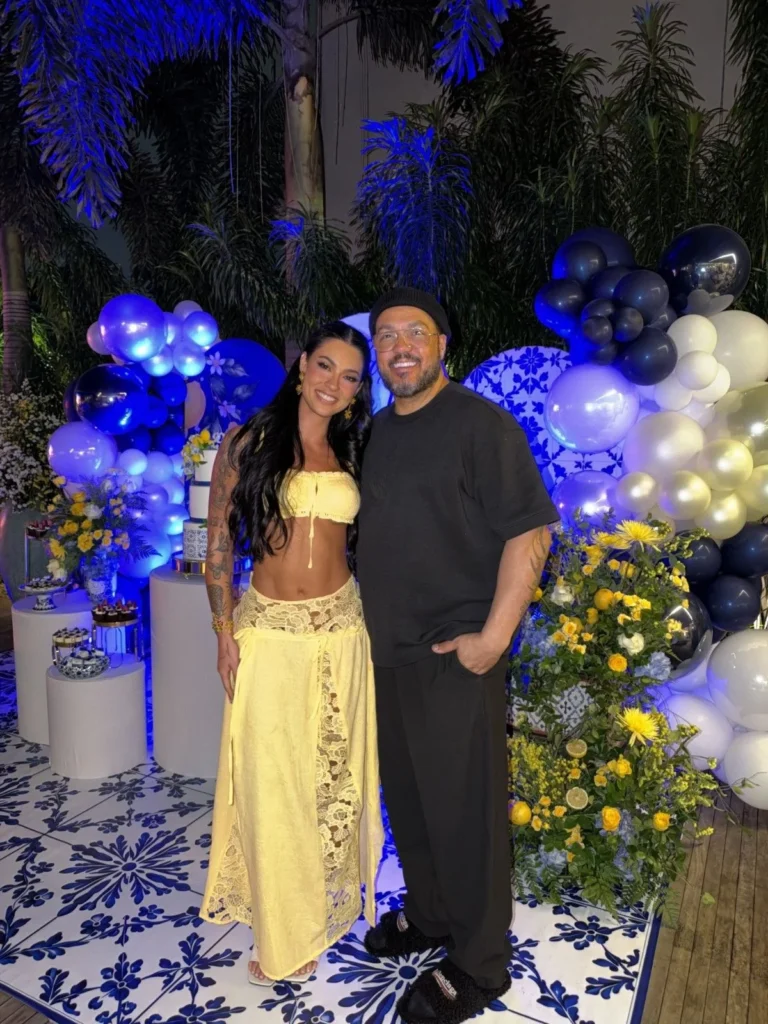 Belo e Rayane Foto Reprodução Instagram