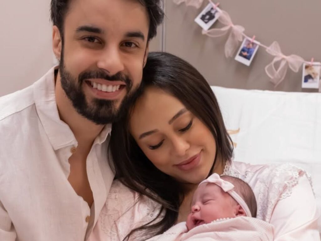 Romário, a esposa e a filha Foto Divulgação