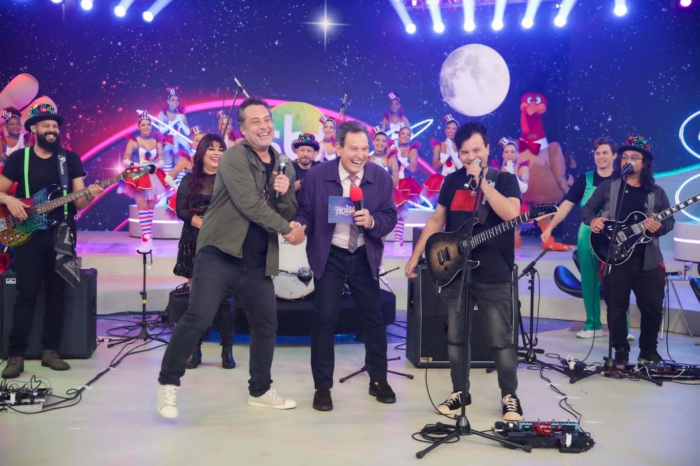 Trem da Alegria no Viva a Noite - Foto Divulgação SBT