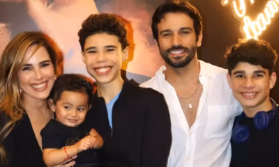 Wanessa posou para fotos com a sua irmã, Clara, o namorado, Bruno Bevan, os filhos João Marcus e João Francisco — Foto- Reprodução:Instagram