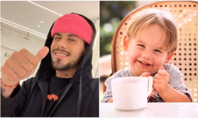 Zé Felipe exibe fofura de Zé Leonardo em clique — Foto- Reprodução:Instagram